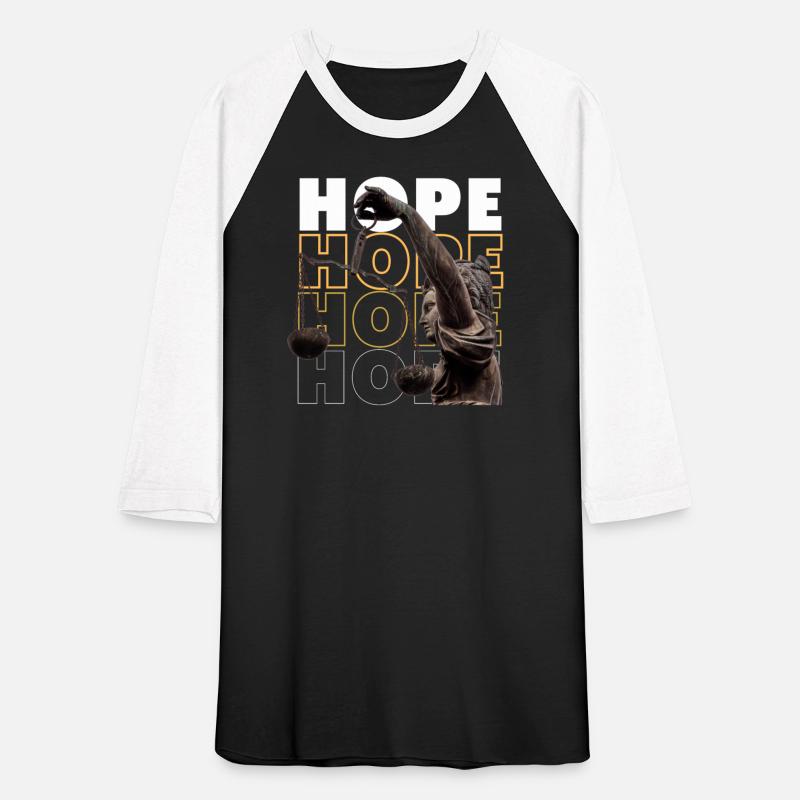 Black and yellow modern hope T Shirt