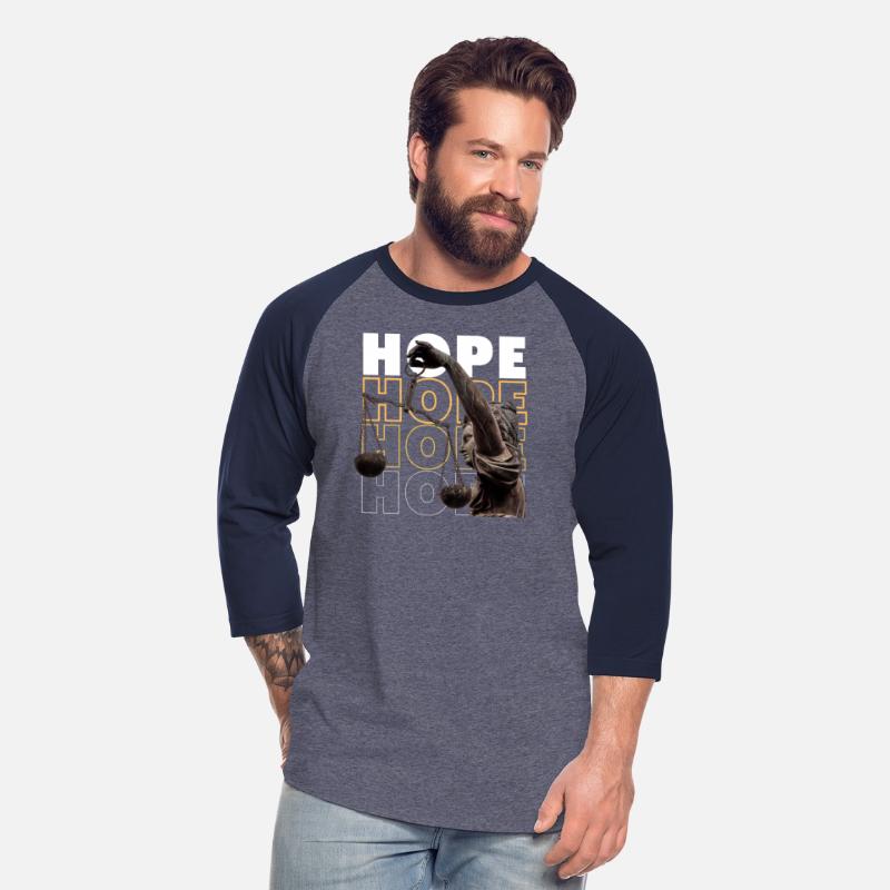Black and yellow modern hope T Shirt