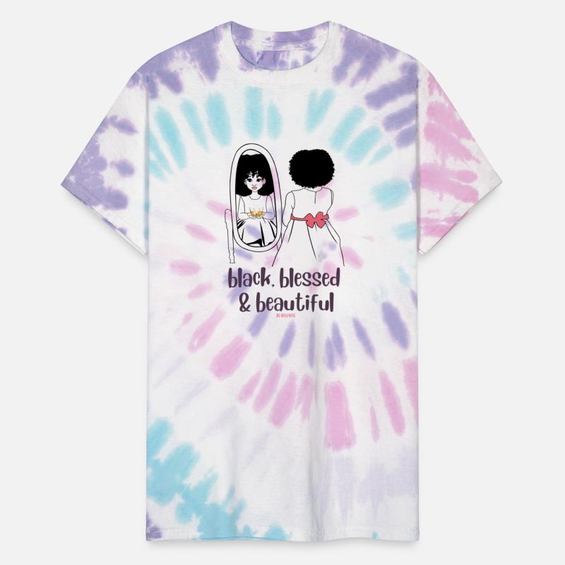 Black Blessed & beautiful (girl in mirror)