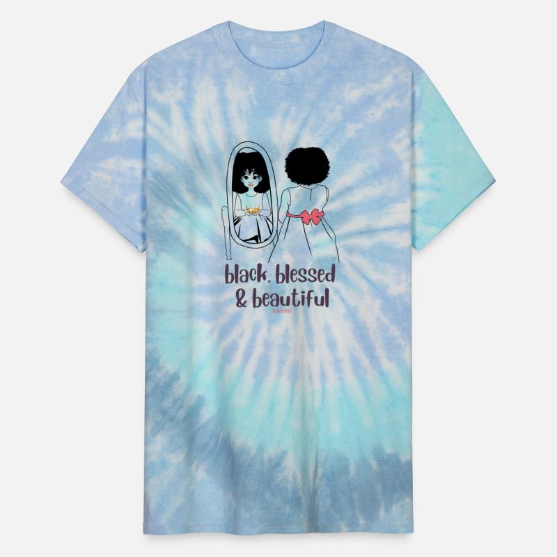 Black Blessed & beautiful (girl in mirror)