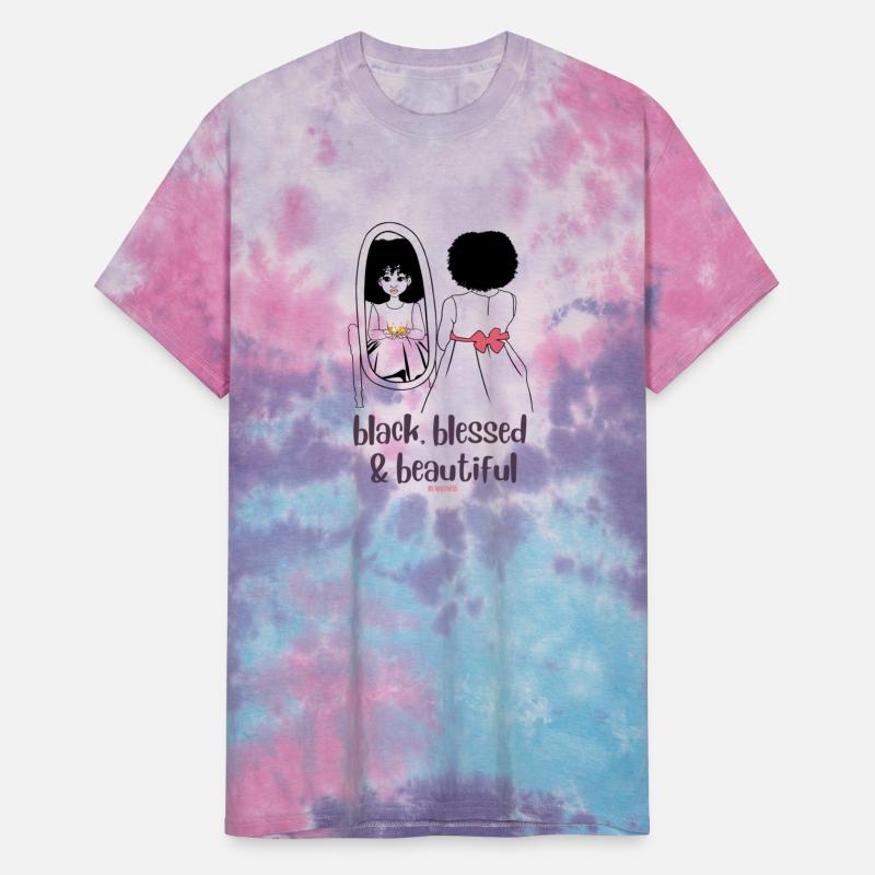 Black Blessed & beautiful (girl in mirror)