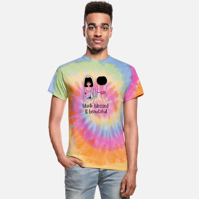 Black Blessed & beautiful (girl in mirror)