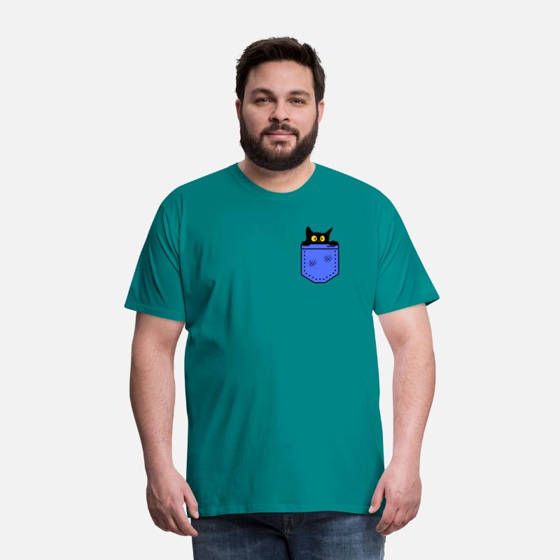 black cat in a pocket