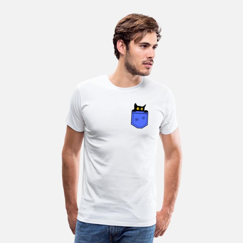 black cat in a pocket