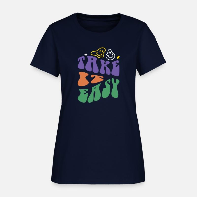Black Colorful Retro Typography T Shirt