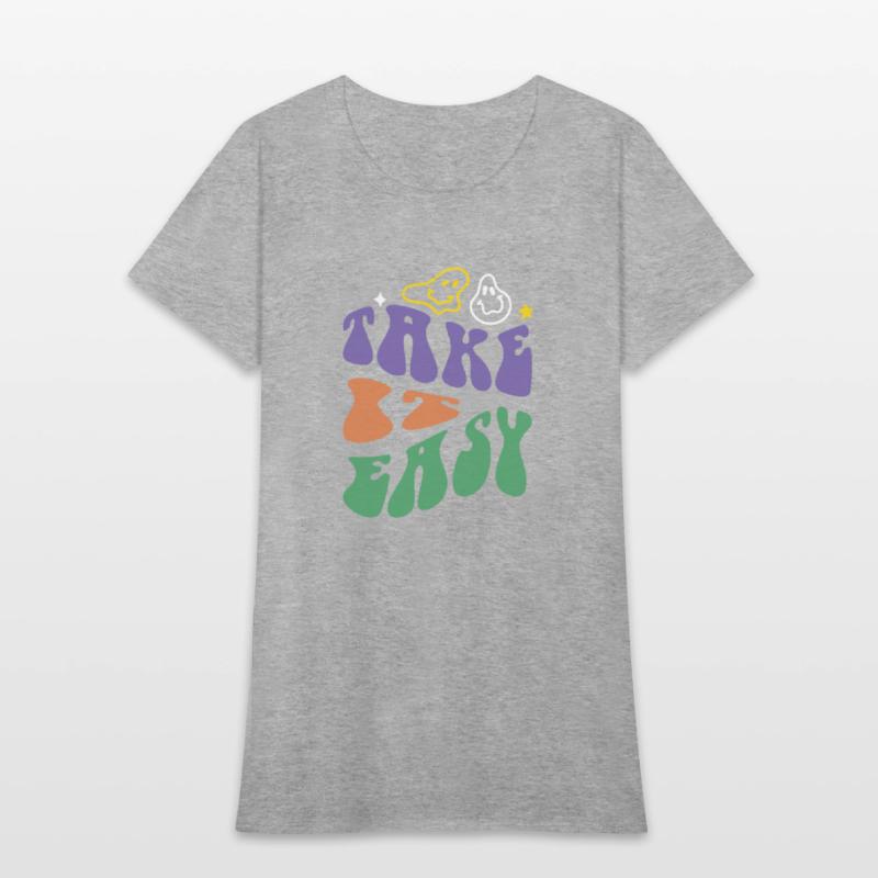 Black Colorful Retro Typography T Shirt