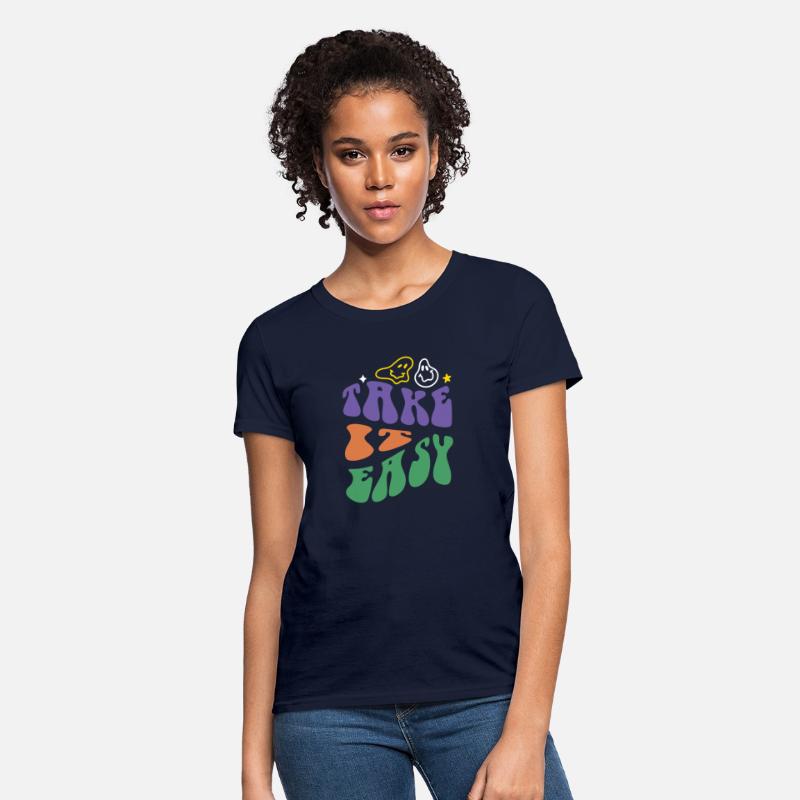 Black Colorful Retro Typography T Shirt