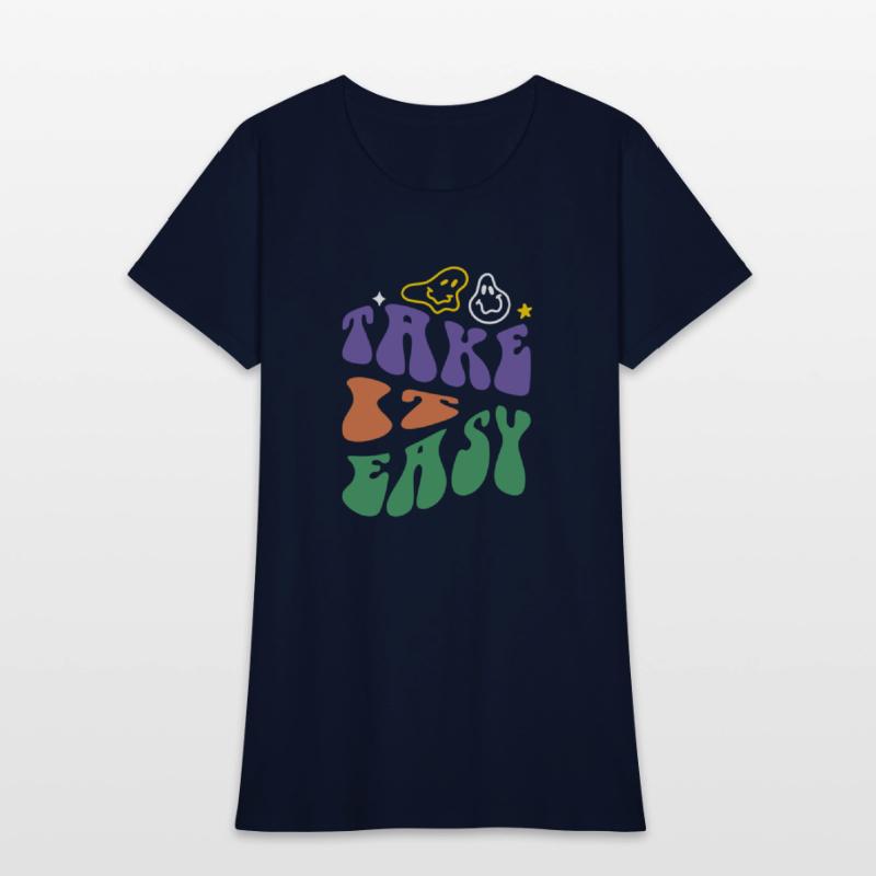 Black Colorful Retro Typography T Shirt