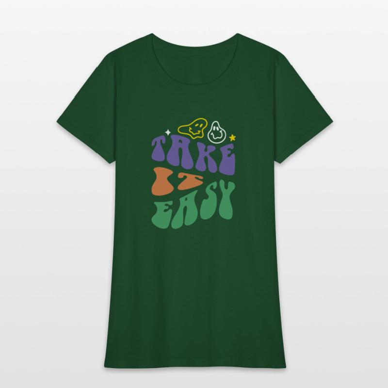 Black Colorful Retro Typography T Shirt