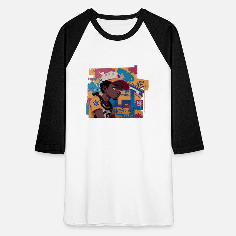 Black Kid in front of Graffiti Background