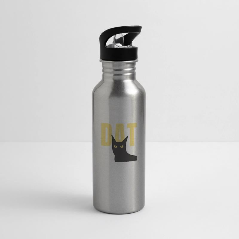 Black Yellow Modern Minimalist Cat T shirt Design