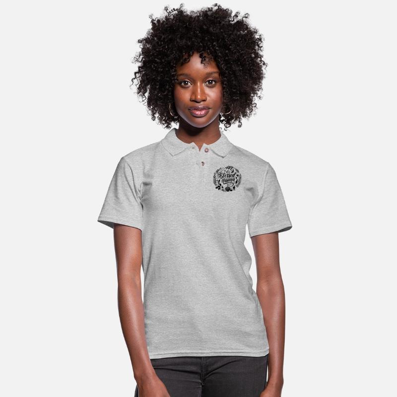 Blessed Mama typography T Shirt design.