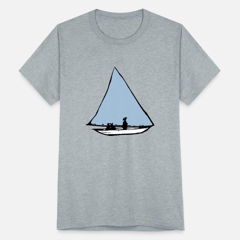 Blue Sailing boat