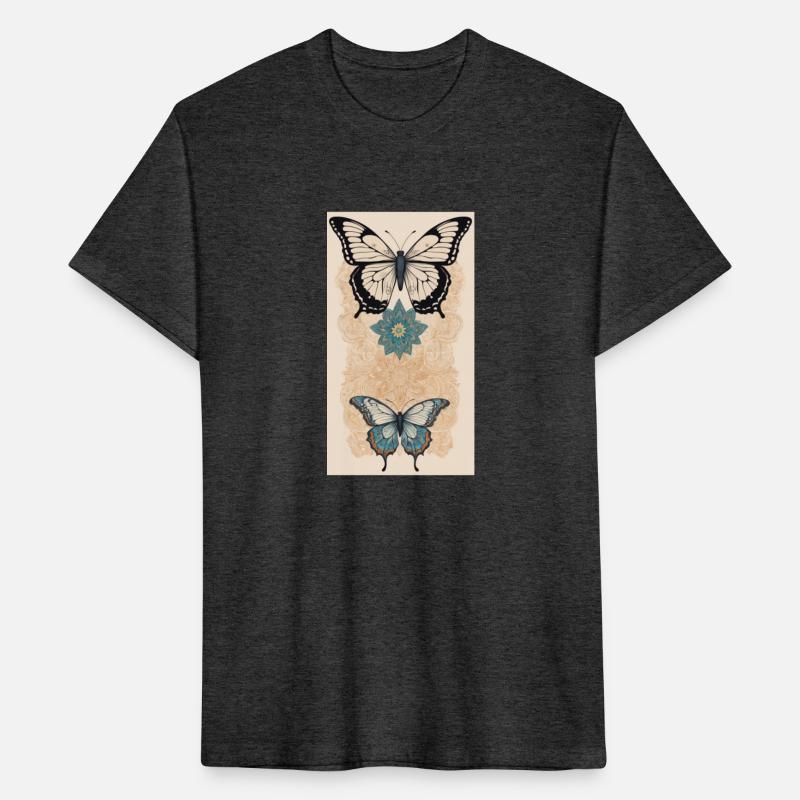 Boho Chic T-Shirts – Butterfly Mandala