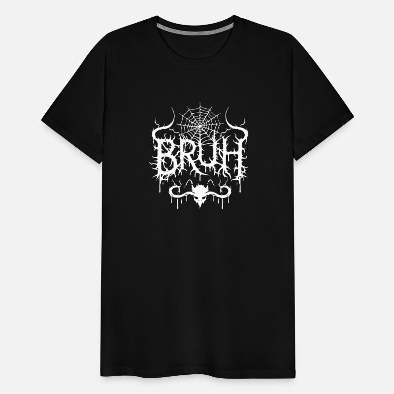 Bruh | Deathcore Skull Edgy Metalcore Logo
