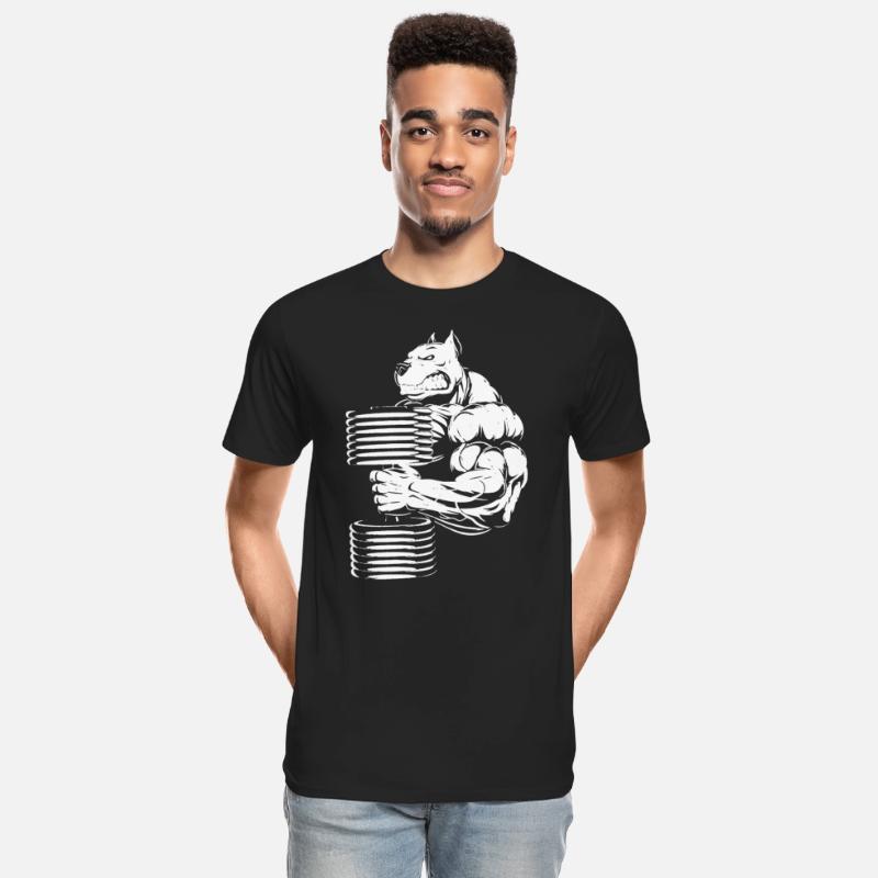 Bulldog Gym Mens Funny MMA Training Weightlifting