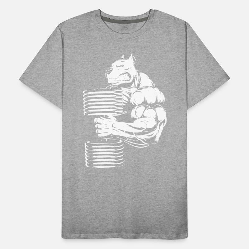 Bulldog Gym Mens Funny MMA Training Weightlifting