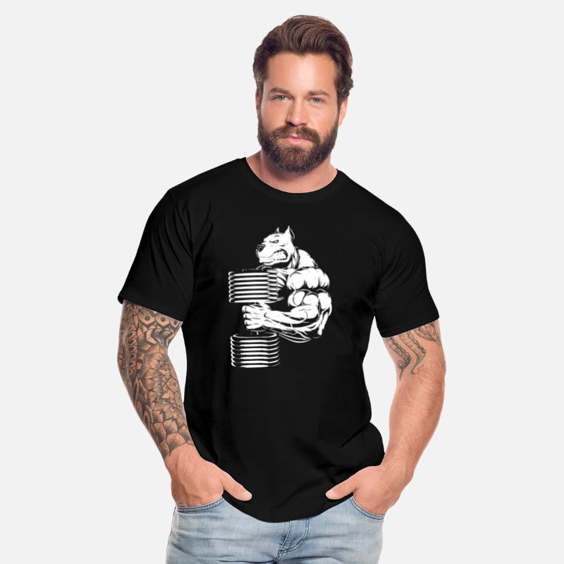 Bulldog Gym Mens Funny MMA Training Weightlifting