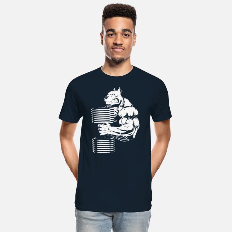 Bulldog Gym Mens Funny MMA Training Weightlifting