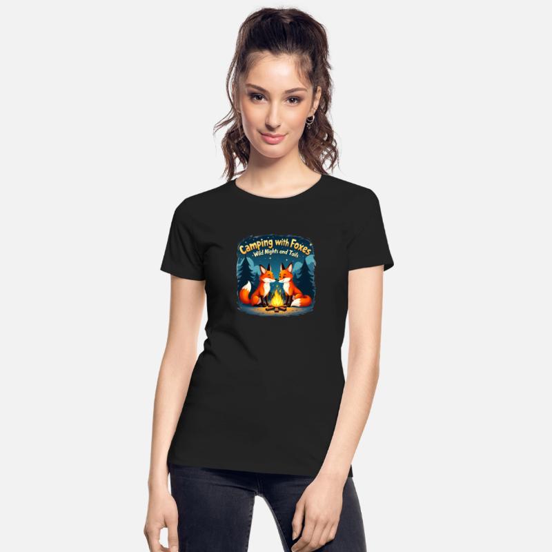 Camping Animals Funny T-shirt Design
