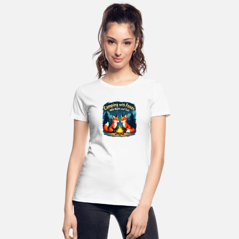 Camping Animals Funny T-shirt Design