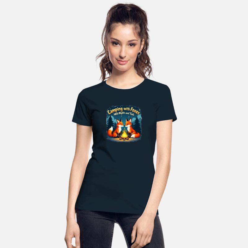 Camping Animals Funny T-shirt Design