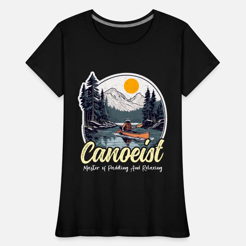 Canoeing Canoeist Master Of Paddling Loves Boating