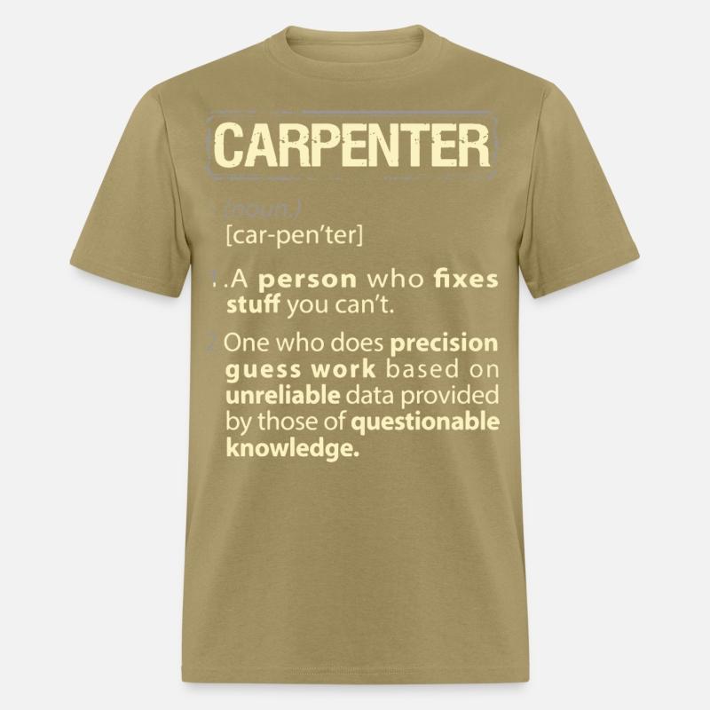 Carpenter a person who fixes stuff you can t one w