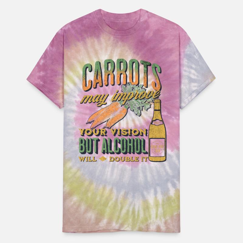 Carrots may improve Vision Alcohol will double it