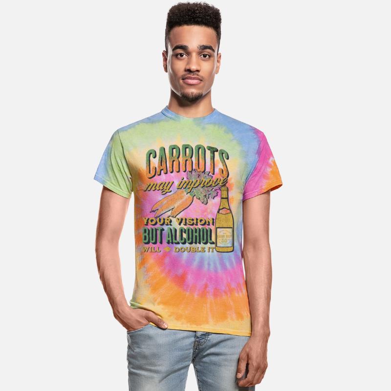 Carrots may improve Vision Alcohol will double it