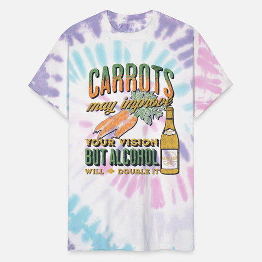 Carrots may improve Vision Alcohol will double it