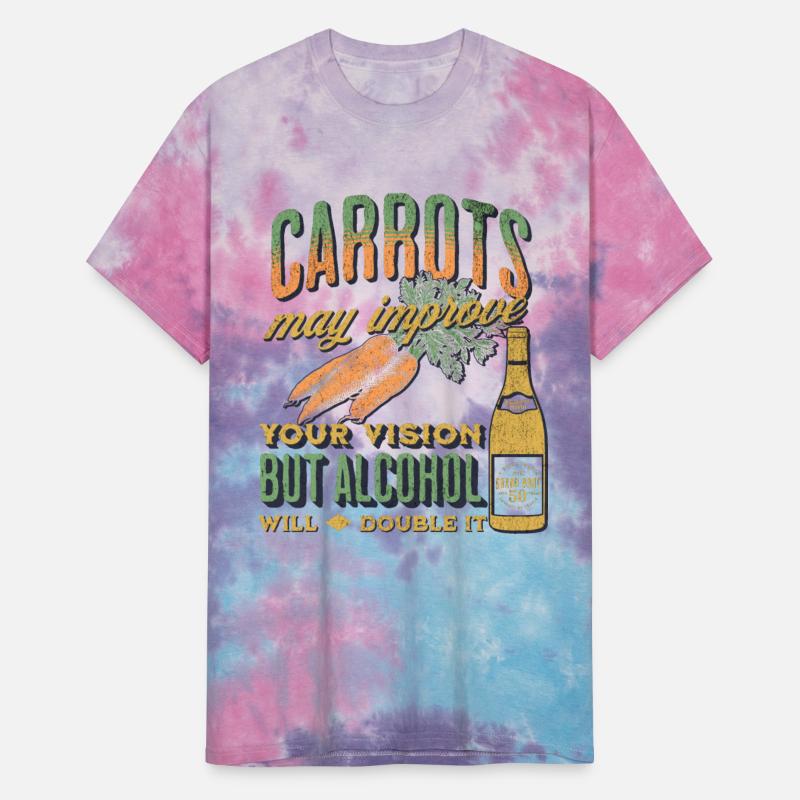 Carrots may improve Vision Alcohol will double it