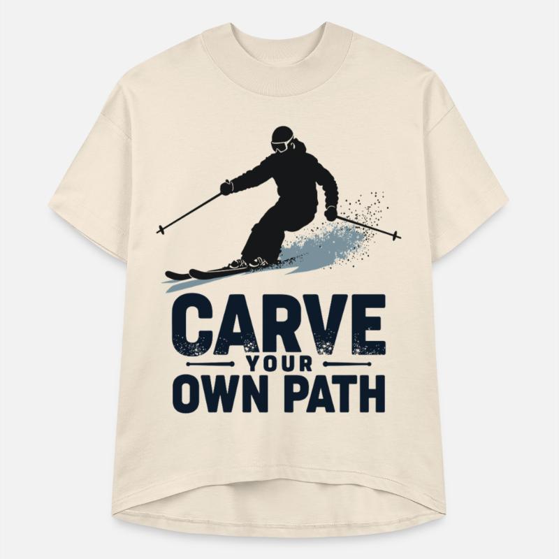 Carve Your Own Path Skiers Skiing