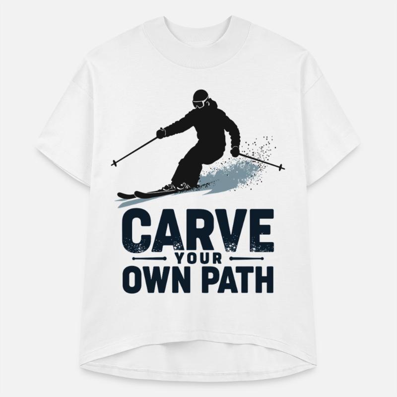 Carve Your Own Path Skiers Skiing