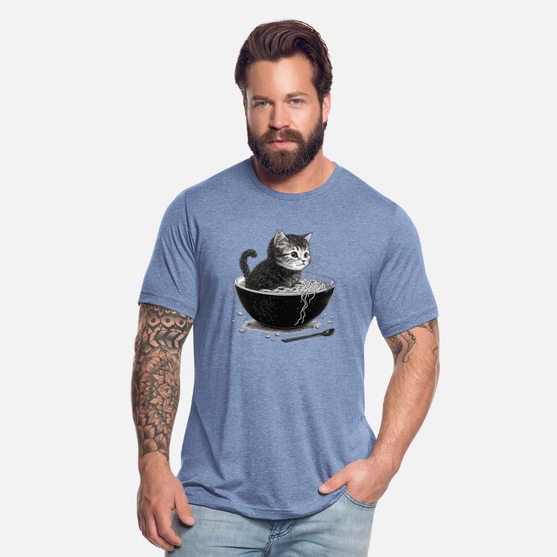 Cat Cat Ramen Noodles Cute Kitten Noodle Soup