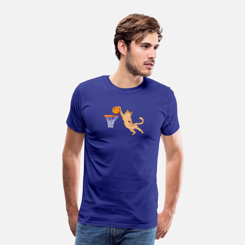 Cat Playing Basketball Slam Dunk Design Gift Idea