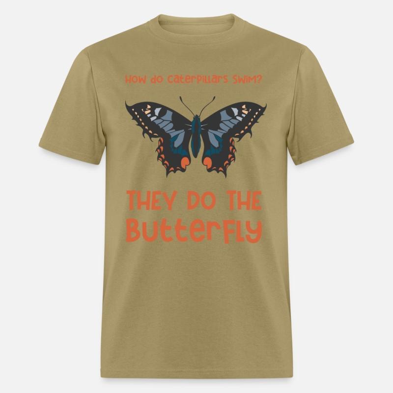 Caterpillars can swim, they do the butterfly