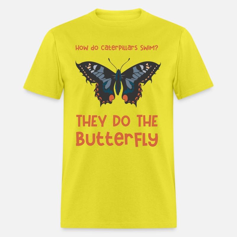 Caterpillars can swim, they do the butterfly