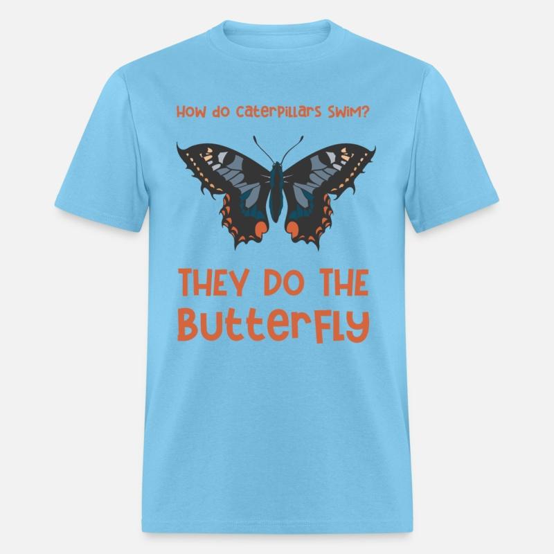 Caterpillars can swim, they do the butterfly