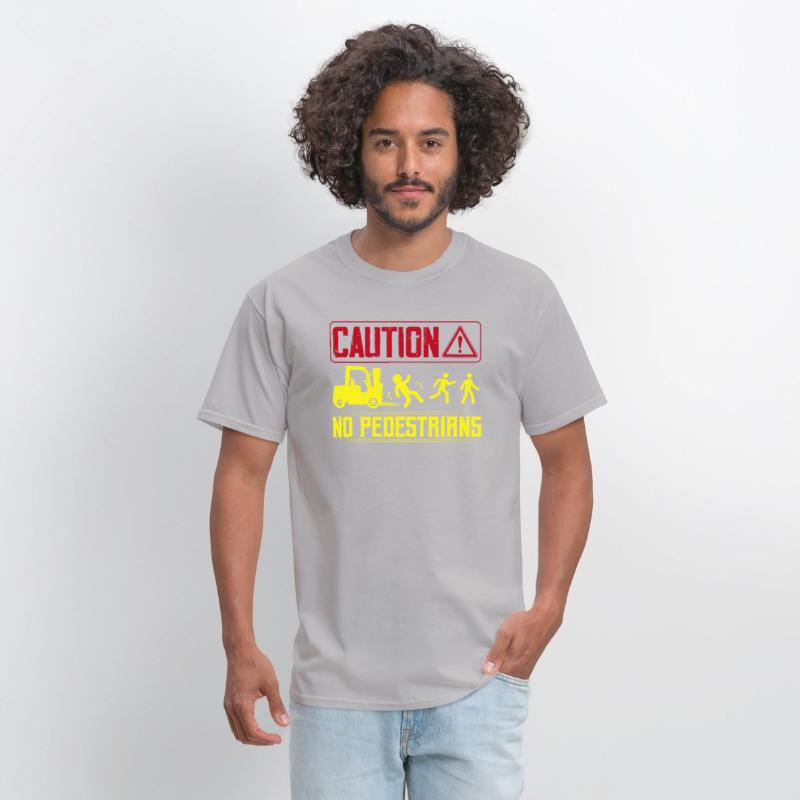 Caution No Pedestrians Forklift Operator