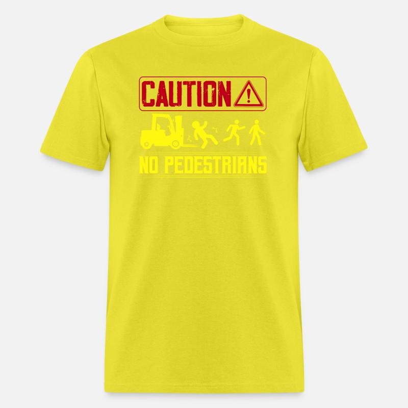 Caution No Pedestrians Forklift Operator