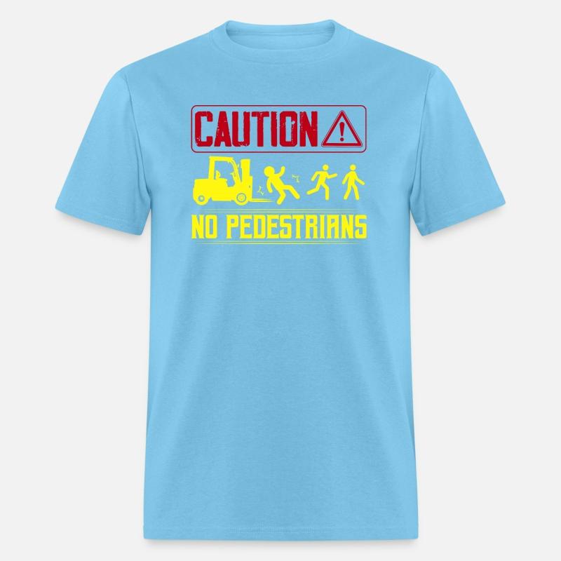 Caution No Pedestrians Forklift Operator