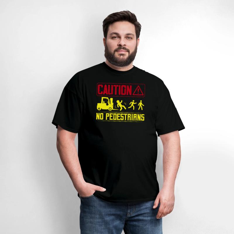 Caution No Pedestrians Forklift Operator