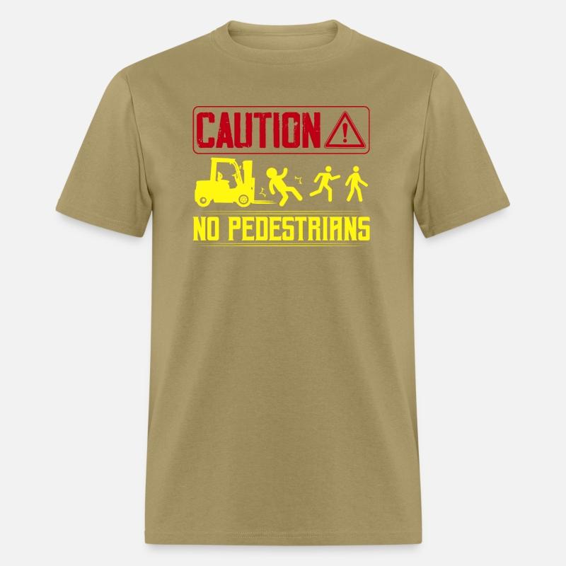 Caution No Pedestrians Forklift Operator