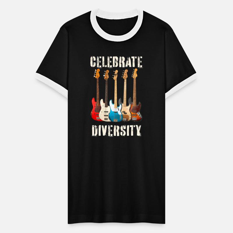 Celebrate Diversity Bass Guitar Player Bassist