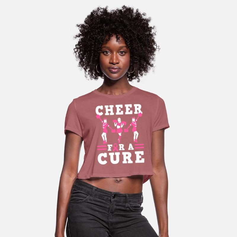Cheer For A Cure Breast Cancer Cheerleader
