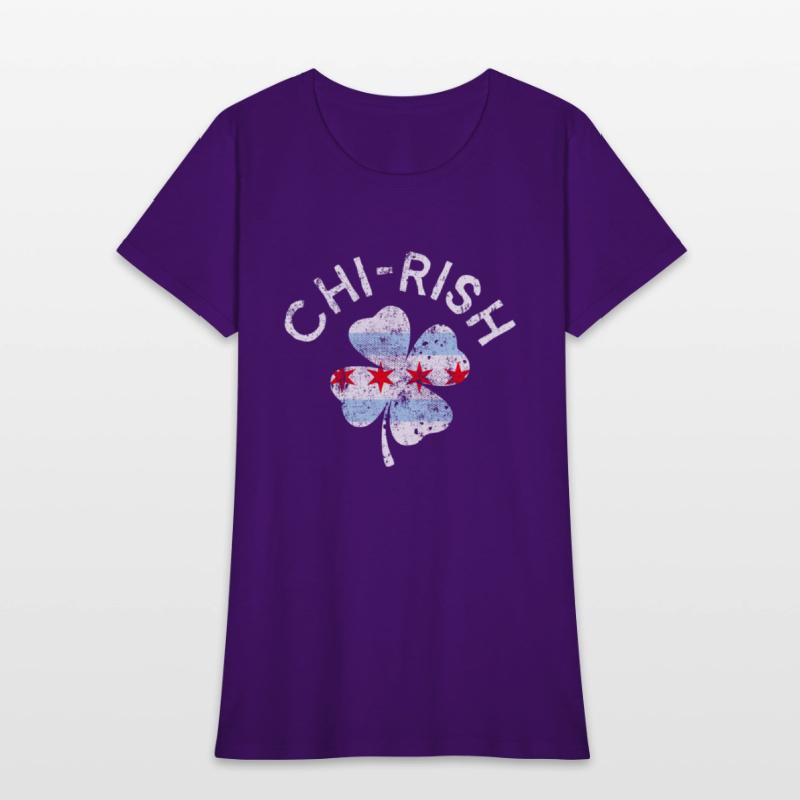 Chi-Rish Chicago Flag Lucky C St Patrick'S Day