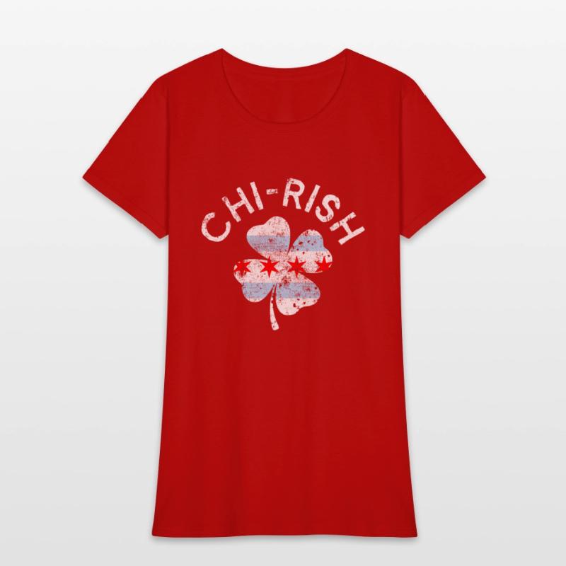 Chi-Rish Chicago Flag Lucky C St Patrick'S Day