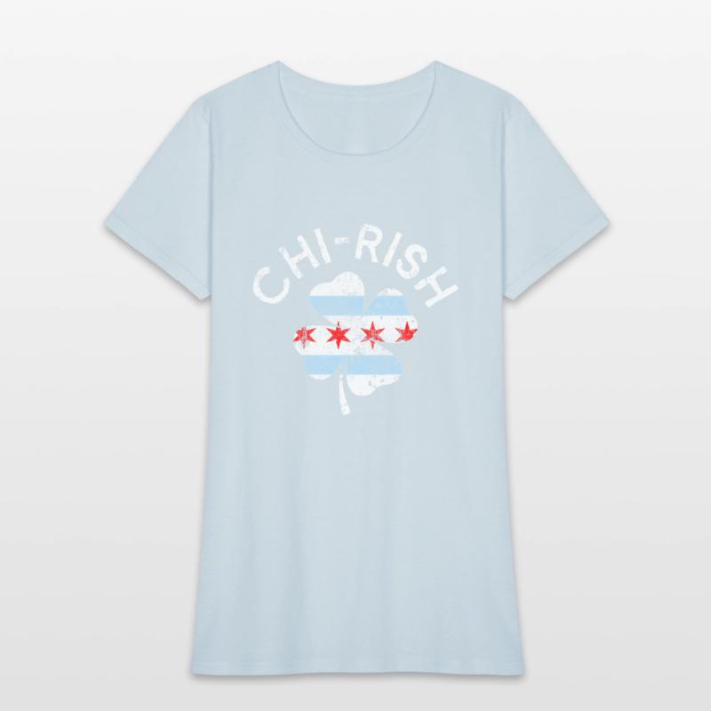 Chi-Rish Chicago Flag Lucky C St Patrick'S Day