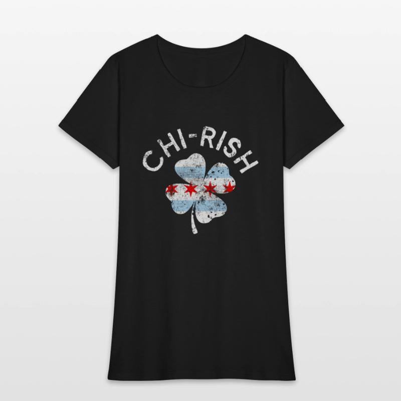 Chi-Rish Chicago Flag Lucky C St Patrick'S Day